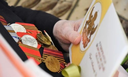 Сотрудники ВЭПИ поздравили ветеранов с наступающим Днём Победы